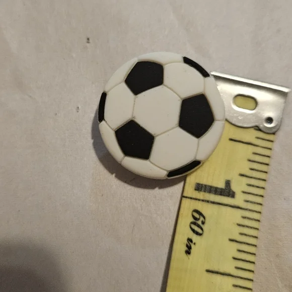 4/$8 Shoe Charm for Crocs - Soccer Ball - Picture 3 of 3